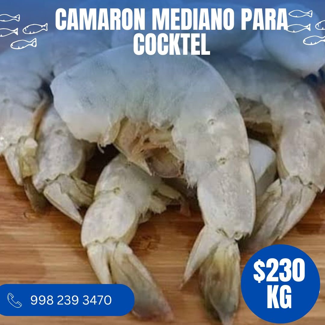 Camarón para Cóctel